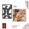 استيكر يد نقش خفيف رقم 355