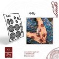 استيكر يد نقش رقم 446