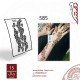 استيكر يد نقش رقم 585
