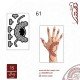 استيكر لليد نقش رقم 61